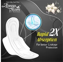 Always Secure Drynet Soft Shield Sanitary Pads for Womens  Girls With 4 Wings 290MM XXL Size 40 Pads(pack of 1)-thumb2