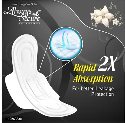 Always Secure Drynet Soft Shield Sanitary Pads for Womens  Girls With 4 Wings 290MM XXL Size 40 Pads(pack of 2)-thumb3