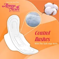 Always Secure Jumbo Soft Cottony Sanitary Napkin Pads for Womens  Girls With Wings XXXL 320MM Size 40 Pads(pack of 1)-thumb2