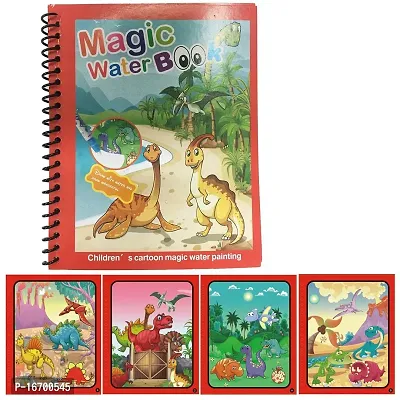 Magic Water Drawing Book, Reusable Coloring Book Drawing Board Toys For Kids pack of 1-thumb4