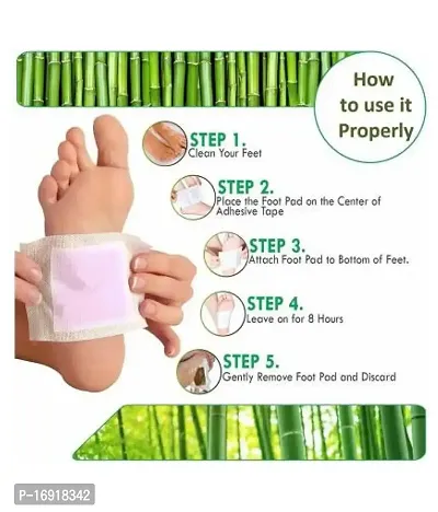 Body Care Pain and Constipation Relief-Relaxing Foot Patch Detox Feet Pad 100% Natural Herb Foot Pads Detox Foot Patch. Pack of 40-thumb2