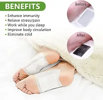 Foot Detox Patches Toxin Remover, Improve Sleep helps in Weight Loss  Slimming pack of 40-thumb1