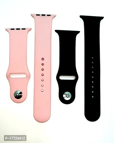 MenWomen Watch Band 42 / 44 / 45 / 49 mm , Smooth , Soft , silicon Smart Watch Strap