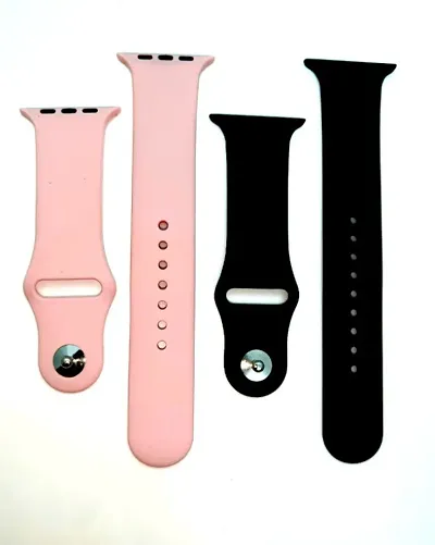 MenWomen Watch Band 42 / 44 / 45 / 49 mm , Smooth , Soft , silicon Smart Watch Strap