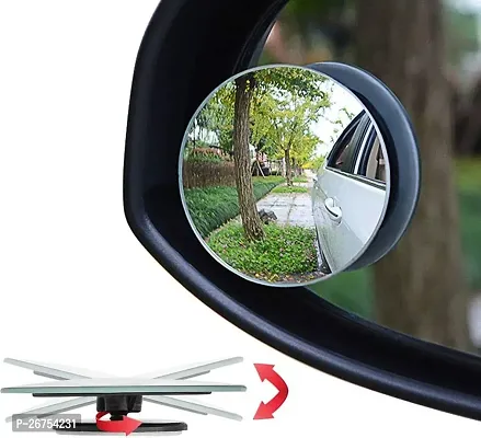 Manual Blind Spot Mirror For Maruti Suzuki, Mahindra, Hyundai, Yamaha 800nbsp;nbsp;-thumb0