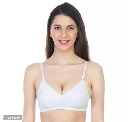 Stylish Cotton Solid Bras For Women-thumb0