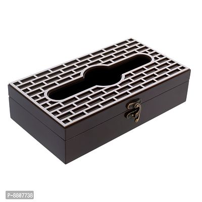 Designer Wooden Tissue Box Napkin Holder-thumb0