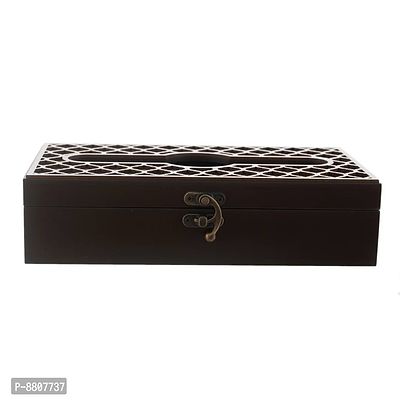 Designer Wooden Tissue Box Napkin Holder-thumb2