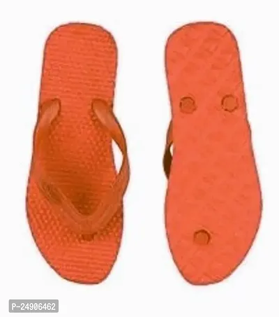 Classic Red Rubber Slippers For Men
