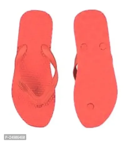 Classic Red Rubber Slippers For Men