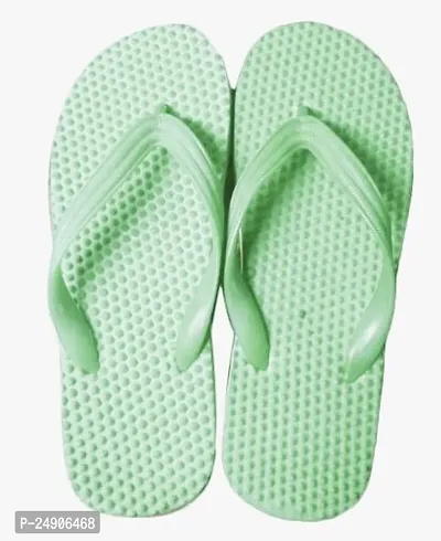Classic Green Rubber Slippers For Men