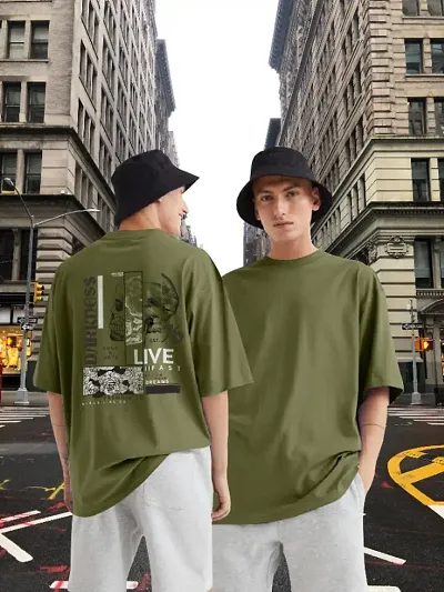 Trendy Free society Back Oversize Mens T-shirts