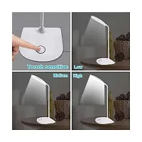 Premium Quality Bhumika Gifts Corner Study Lamp Rechargeable Led Touch On Off Switch Student Study Reading Dimmer Led Table Lamps White Desk Light Lamp-thumb4