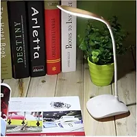 Premium Quality Study Lamp Rechargeable Led Touch On Off Switch Student Study Reading Dimmer Led Table Lamps White Desk Light Lamp White-thumb4