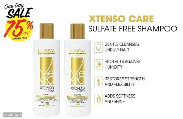LOreacute;al Professionnel Xtenso Care Sulfate-free* Shampoo 250 ml, For All Hair Types pack of 2
