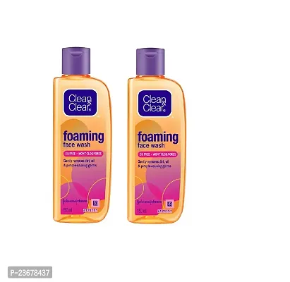 Clean  Clear Foaming Face Wash For Oily Skin, 150ml pack of 2-thumb0
