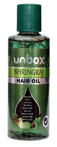 unbox galwey Maha Bhringraj Herbal Hair Oil 200 ml-thumb0