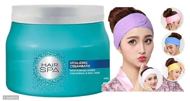 Hair Spa Vitalizing Creambath 490g-thumb0