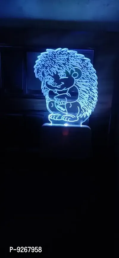 Acrylic 3d Led Color Changing Night lamp/Lights(10 Cm).-thumb0