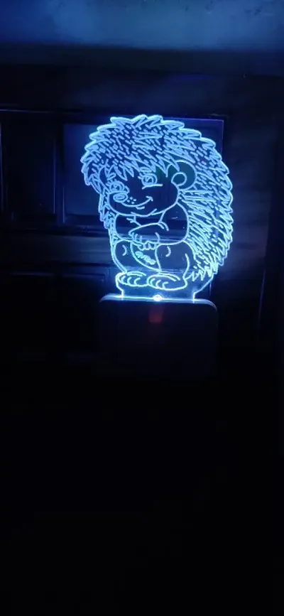 Acrylic 3d Led Color Changing Night lamp/Lights(10 Cm).