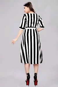 *Versatile black and white attire Dress For Women's || Elegant black and white outfit || Fashionable black and white dress For Women's ||-thumb3