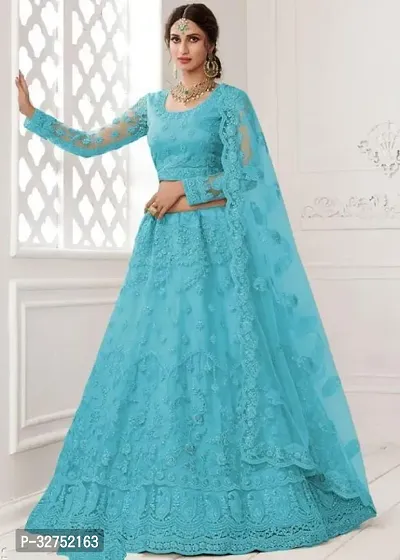 Self Design Semi Stitched Lehenga Choli-thumb3