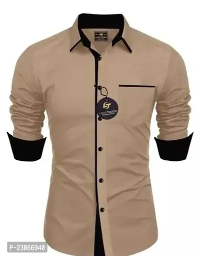 Stylish Cotton Regular Fit Casual Shirt For Men-thumb0