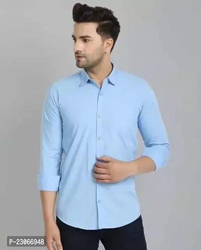 Stylish Cotton Regular Fit Casual Shirt For Men-thumb0