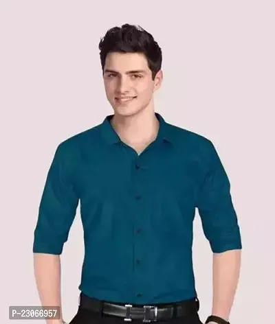 Stylish Cotton Regular Fit Casual Shirt For Men-thumb0