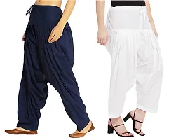 Stylish Cotton Salwar for Women Pack of 2-thumb2