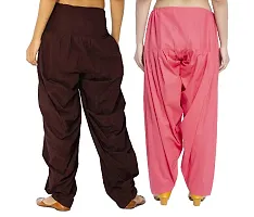 Stylish Cotton Solid Loose Fit Patiala Salwar Pack of -2-thumb2