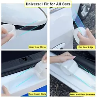 QBUC Car Door Entry Guards Scratch Cover Protector Paint Threshold Guard,Door sill Protector,Front Rear Door Entry Sill Guard Scuff Plate for Most Cars,2in9ft(5cm3m) Transparent-thumb2