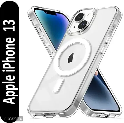 Stylish Silicon I Phone 13 Back Cover-thumb0