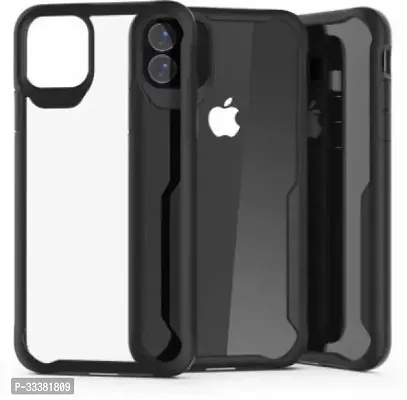 Stylish Black Silicon Iphone 11 Pro Max Back Cover-thumb0