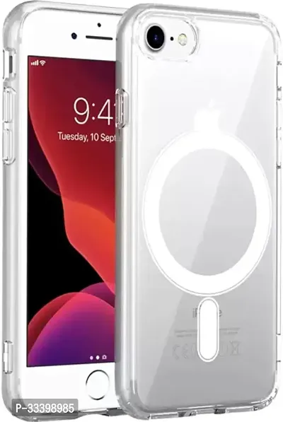 Stylish White Silicon Back Cover For Iphone 7-thumb0