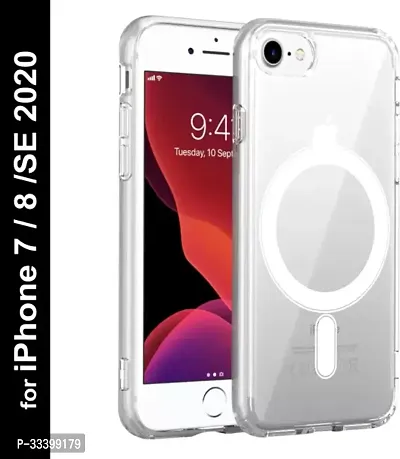 Stylish White Silicon Back Cover For Iphone 8-thumb0