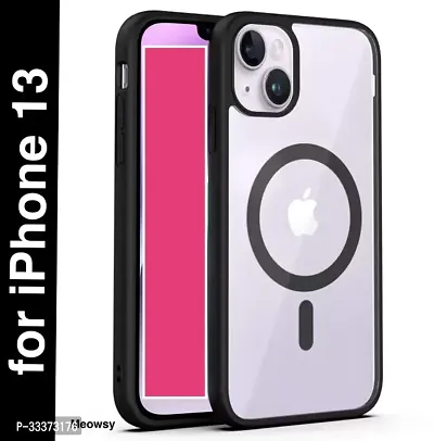 Stylish Silicon I Phone 13 Back Cover-thumb0