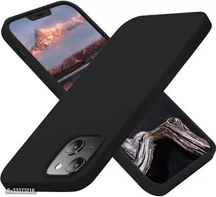 Stylish Silicon I Phone 13 Back Cover-thumb0