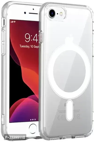 Stylish White Silicon Back Cover For Iphone 8-thumb0