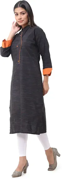 Classic Cotton Solid Kurtis for Womens-thumb2