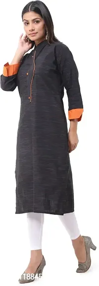 Classic Cotton Solid Kurtis for Womens-thumb3