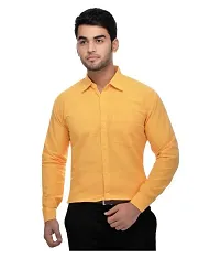 Elegant Multicoloured Cotton  Long Sleeves Casual Shirt For Men Pack Of 2-thumb1