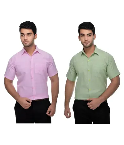 Elegant Short Sleeves Casual Shirt For Men