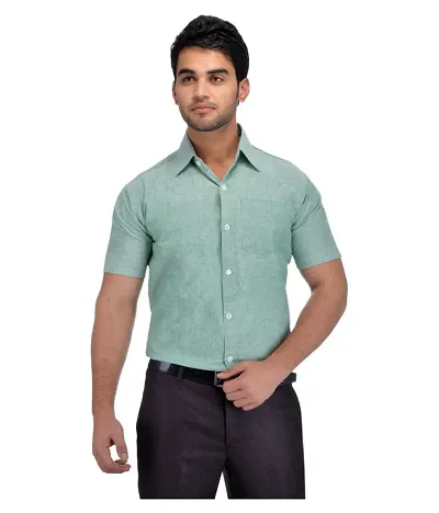 Men's Regular Fit Cotton Solid Formal Shirts