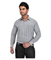 Men's Khadi Multi Formal Regular Fit Shirt Pack of 2-thumb1