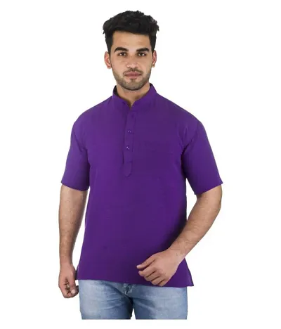 Men Khadi Khadi Kurta