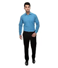 Men's Purple Khadi Full Solid Regular Fit Formal Shirts - Single-thumb3