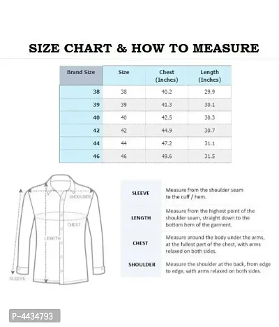 Stylish Cotton Solid Turquoise Casual Shirt For Men-thumb3