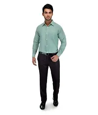 Reliable Green Cotton Solid Casual Shirt For Men-thumb3