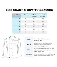 Reliable Blue Cotton Textured Casual Shirt For Men-thumb2